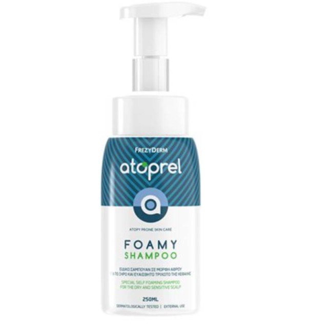 Frezyderm Atoprel Foamy Σαμπουάν κατά της Ξηροδερμίας για Όλους τους Τύπους Μαλλιών 250ml